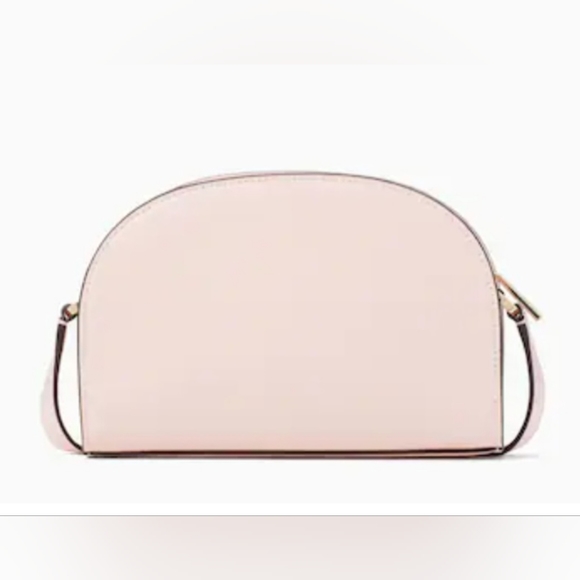 Kate Spade Perry Leather Dome Crossbody Chalk Pink - Picture 4 of 5